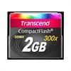 Transcend flash memory card - 2 GB - CompactFlash TS2GCF300